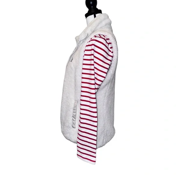 PATAGONIA White fur vest women’s size xl fleece jacket - Picture 4 of 17